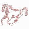 Redwork Horses 02(Lg)