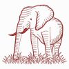 Redwork Elephants 05(Md)