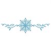 Simply Snowflake Border 02