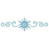 Simply Snowflake Border 03