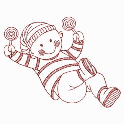 Redwork Joyful Baby 04(Lg)