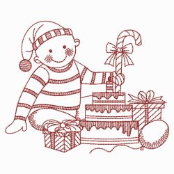 Redwork Joyful Baby 06(Lg)