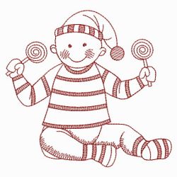 Redwork Joyful Baby 07(Lg)