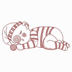 Redwork Joyful Baby 09(Lg) machine embroidery designs