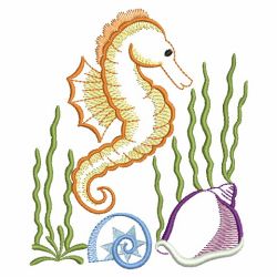 Seahorse 03(Md) machine embroidery designs