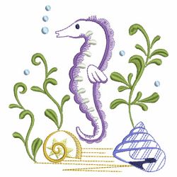 Seahorse 08(Md) machine embroidery designs