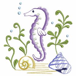 Seahorse 08(Lg) machine embroidery designs