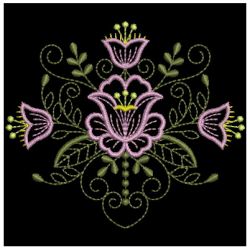 Jacobean Blooms 3 04 machine embroidery designs