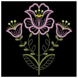 Jacobean Blooms 3 09 machine embroidery designs