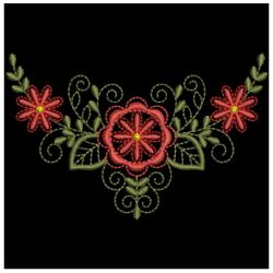 Jacobean Blooms 3 12 machine embroidery designs
