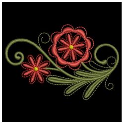 Jacobean Blooms 3 14 machine embroidery designs