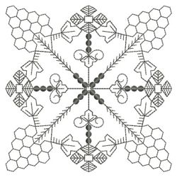 Blackwork Quilt Blocks 04(Lg) machine embroidery designs