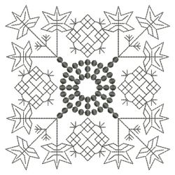 Blackwork Quilt Blocks 05(Sm)