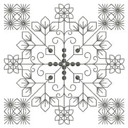 Blackwork Quilt Blocks 07(Lg)