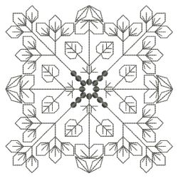 Blackwork Quilt Blocks 09(Lg)