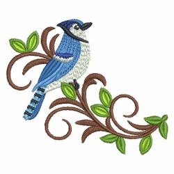 Blue Jay 03 machine embroidery designs