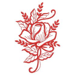 Redwork Roses 2 01(Lg) machine embroidery designs