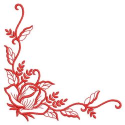 Redwork Roses 2 02(Md) machine embroidery designs