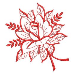 Redwork Roses 2 03(Sm) machine embroidery designs