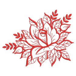 Redwork Roses 2 05(Md) machine embroidery designs