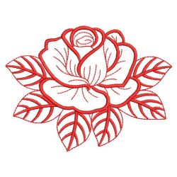 Redwork Roses 2 07(Md) machine embroidery designs