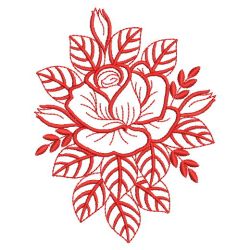 Redwork Roses 2 08(Sm) machine embroidery designs