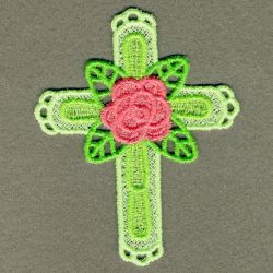 FSL Rose Cross 06 machine embroidery designs