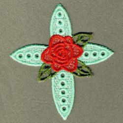 FSL Rose Cross 10 machine embroidery designs
