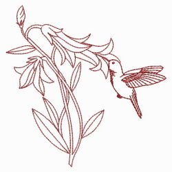 Redwork Hummingbirds(Sm) machine embroidery designs