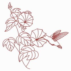 Redwork Hummingbirds 04(Md) machine embroidery designs