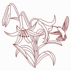 Redwork Hummingbirds 09(Sm) machine embroidery designs