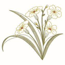 Vintage Flowers 03(Md) machine embroidery designs