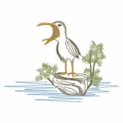Vintage Sea Birds 04(Lg) machine embroidery designs