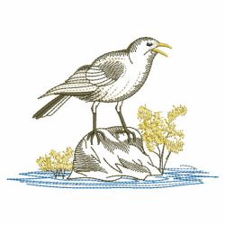 Vintage Sea Birds 11(Md) machine embroidery designs