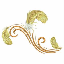Fancy Feathers 2 07(Md) machine embroidery designs