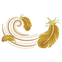 Fancy Feathers 2 10(Md) machine embroidery designs