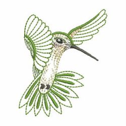 Vintage Hummingbird 03 machine embroidery designs