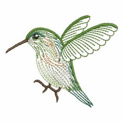 Vintage Hummingbird 04 machine embroidery designs