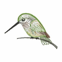 Vintage Hummingbird 06 machine embroidery designs