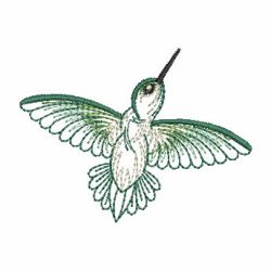 Vintage Hummingbird 07 machine embroidery designs