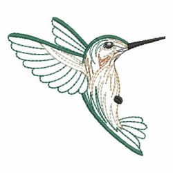 Vintage Hummingbird 08 machine embroidery designs