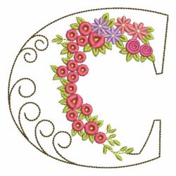 Floral Alphabet 03