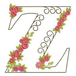 Floral Alphabet 26
