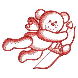 Cupid Bear(Md) machine embroidery designs