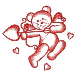 Cupid Bear 04(Lg) machine embroidery designs