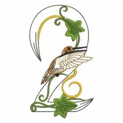 Hummingbird Numbers 02 machine embroidery designs