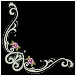 Bullion Rose Corners 2(Lg) machine embroidery designs