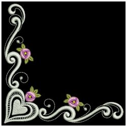 Bullion Rose Corners 2 02(Md) machine embroidery designs