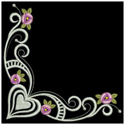 Bullion Rose Corners 2 04(Md) machine embroidery designs