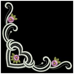 Bullion Rose Corners 2 09(Sm) machine embroidery designs